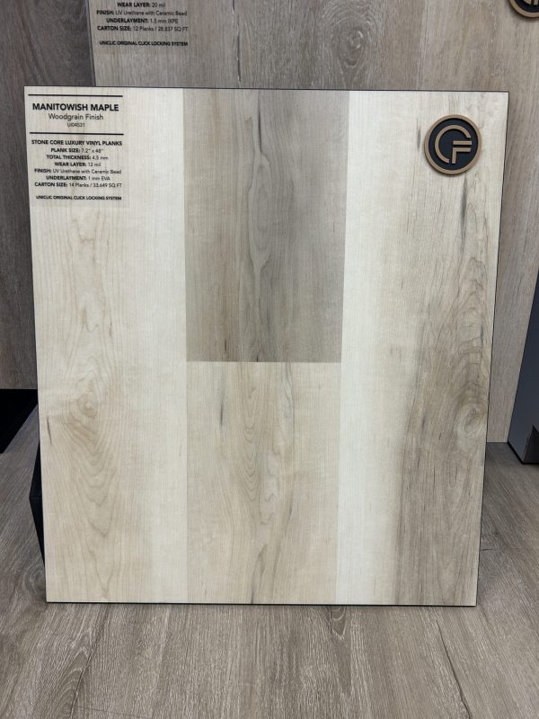 Cabinets & Flooring Homestead - Manitowish Maple 12mil 7 in x 48 in