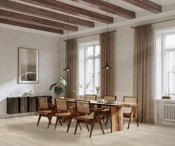 MSI Woodhills - Aaron Blonde Wood Flooring Oak 7mm 1.2mm  6.5 in x 48 in