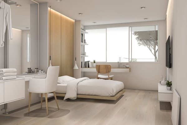 MSI Woodhills - Aaron Blonde Wood Flooring Oak 7mm 1.2mm  6.5 in x 48 in