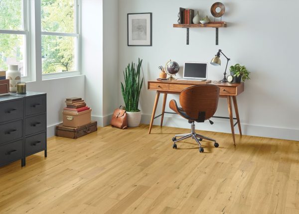 Hartco TIMBERBRUSHED BRONZE - 3/8 in Streaming Sunlight 5 in White Oak