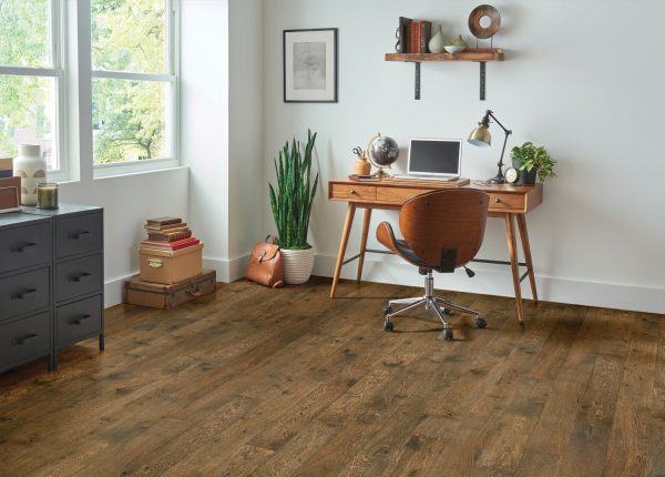 Hartco TIMBERBRUSHED BRONZE - 3/8 in Tranquil Shade 5 in White Oak