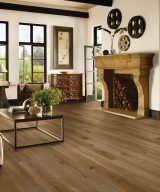 Hartco TIMBERBRUSHED PLATINUM - 9/16 in Directional Taupe 9.056 in White Oak