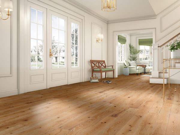 Hartco TIMBERBRUSHED SILVER - 7/16 in Sun Drenched 6-1/2 in White Oak