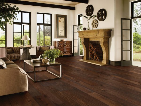 Hartco TIMBERBRUSHED PLATINUM - 9/16 in Meandering Path 9.056 in White Oak