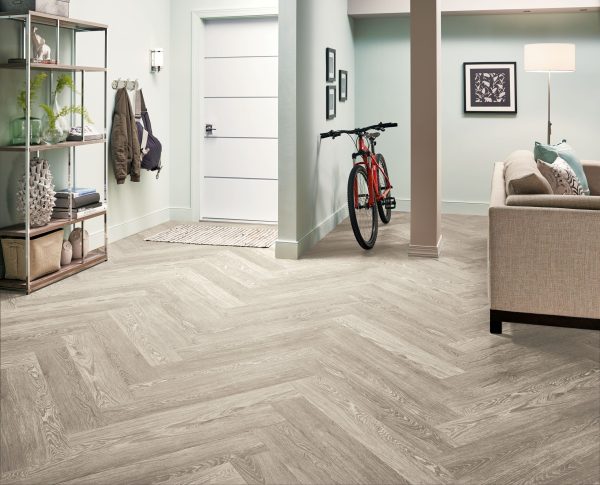 Armstrong Flooring American Charm - Charlestown Oak Linen Breeze 6mil 6 in x 36 in
