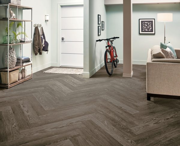 Armstrong Flooring American Charm - Charlestown Oak Emberglow Brown 6mil 6 in x 36 in