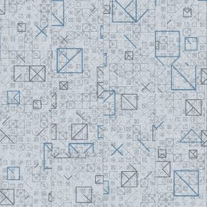 Armstrong Flooring Theorem - Einstein Blue Plank 20mil 6 in x 36 in