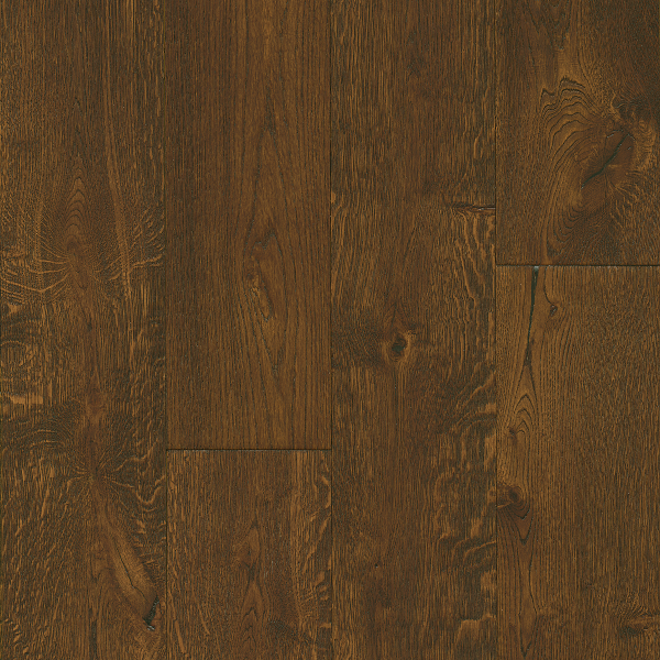 Hartco TIMBERBRUSHED GOLD - 1/2 in Deep Etched Hampton Brown 7.48 in White Oak