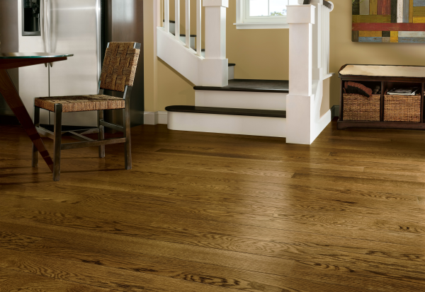 Hartco TIMBERBRUSHED GOLD - 1/2 in Deep Etched Dusty Ranch 7.48 in White Oak