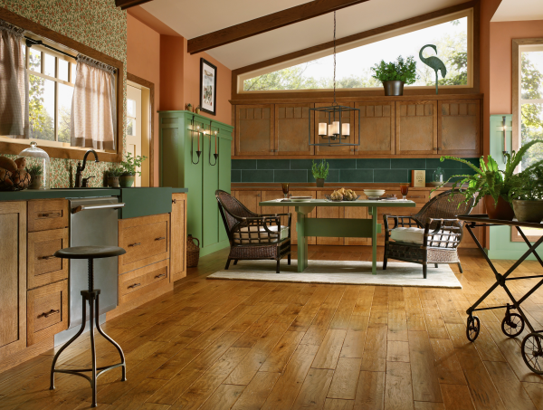 Hartco RURAL LIVING - 1/2 in  Light Chestnut 5 in  Hickory Engineered