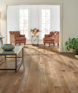 Hartco TIMBERBRUSHED - 3/4 in Hay Ground 5 in Solid Hardwood