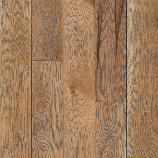 Hartco TIMBERBRUSHED - 3/4 in Hay Ground 5 in Solid Hardwood