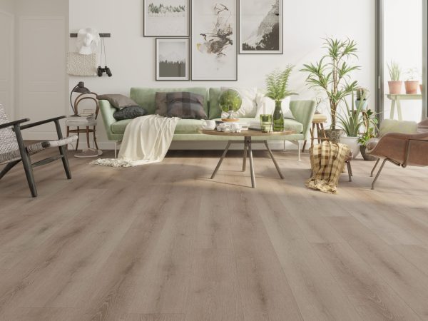 Lions Floor BAMBINO - Coffee Feather 12 MIL 7 in x 48 in