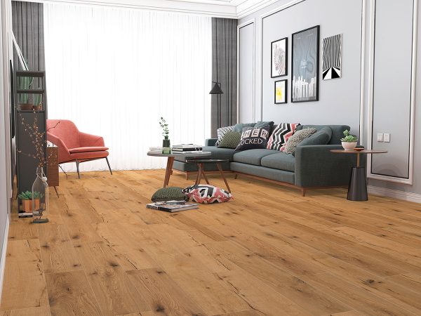 InHaus LAMDURA Visions - White Oak 7.64 in  x 50.63 in