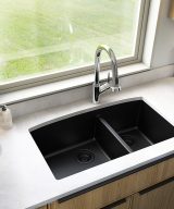 MSI Undermount Quartz Composite 32 1/2 in  x  19 1/2 in Double Bowl