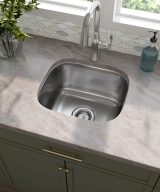 MSI Undermount Stainless Steel 18 in  x  16 in Single Bowl