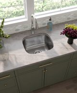 MSI Undermount Stainless Steel 18 in  x  16 in Single Bowl