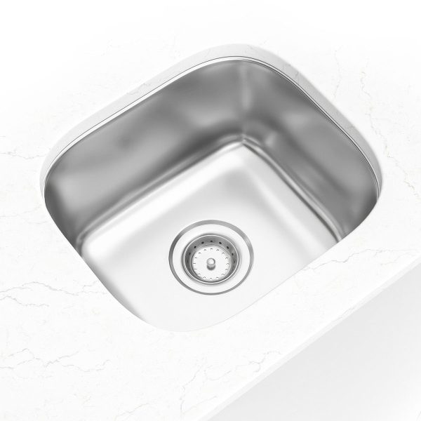 MSI Undermount Stainless Steel 18 in  x  16 in Single Bowl
