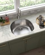 MSI Undermount Stainless Steel 23 1/4 in  x   21 in Single Bowl