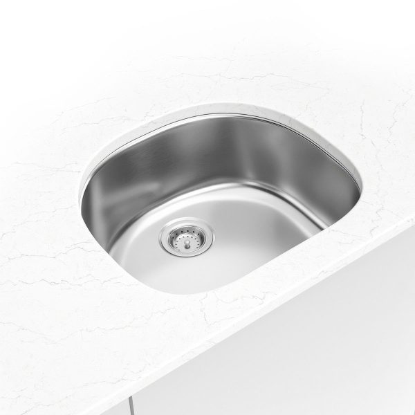 MSI Undermount Stainless Steel 23 1/4 in  x   21 in Single Bowl