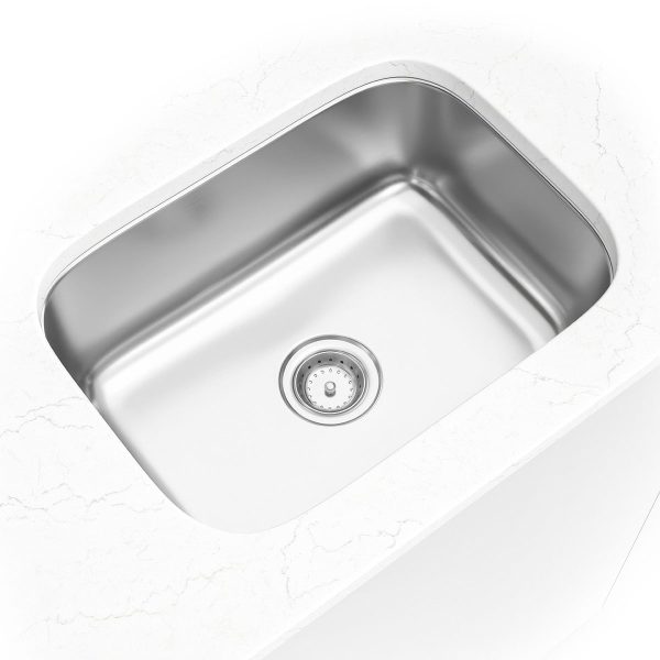 MSI Undermount Stainless Steel 23 3/8 in  x  17 3/4 in Single Bowl