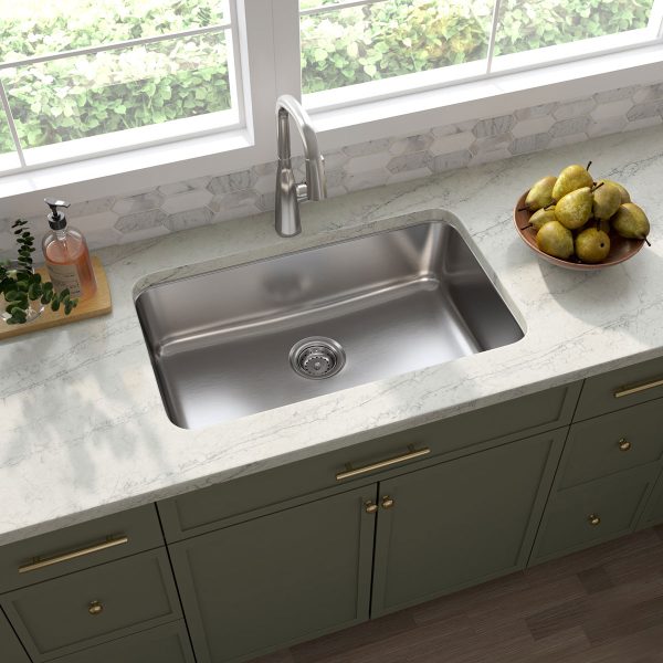 MSI Undermount Stainless Steel 29 7/8 in  x  18 1/16 in Single Bowl