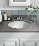 MSI 19 1/2 in x 16 in Bisque Oval 1714