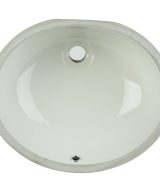 MSI 19 1/2 in x 16 in Bisque Oval 1714