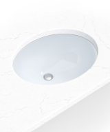 MSI 17 in x 14 1/8 in White Oval 1512