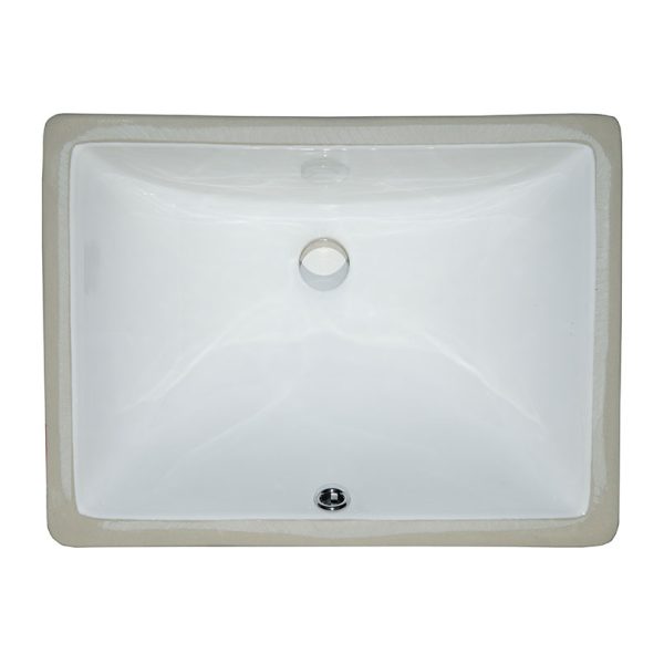 MSI 18 1/2 in x 13 3/4 in White Rectangle 1813