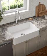 MSI Undermount Fireclay 29 7/8 in  x  19 3/4 in Single Bowl