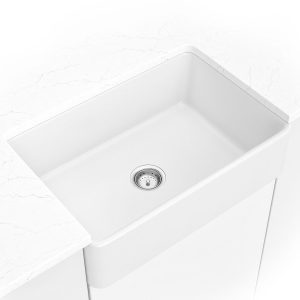 MSI Undermount Fireclay 29 7/8 in  x  19 3/4 in Single Bowl