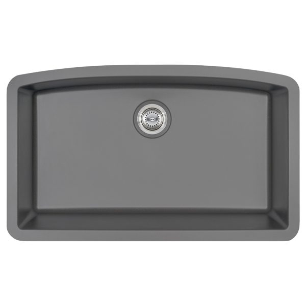 MSI Undermount Quartz Composite 32 1/2 in  x  19 1/2 in Single Bowl