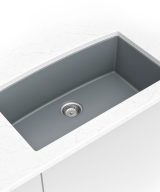 MSI Undermount Quartz Composite 32 1/2 in  x  19 1/2 in Single Bowl