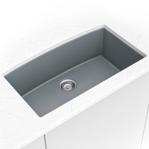 MSI Undermount Quartz Composite 32 1/2 in  x  19 1/2 in Single Bowl