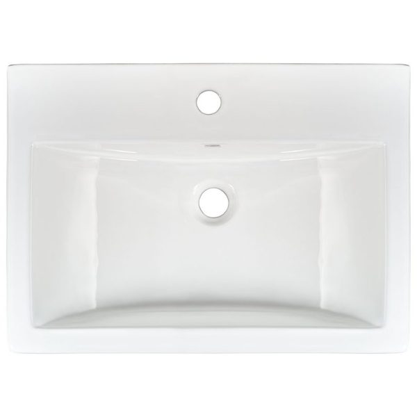 MSI 24 in x 17 in Overmount White Rectangle 2417