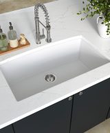 MSI Undermount Quartz Composite 32 1/2 in  x  19 1/2 in Single Bowl