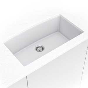 MSI Undermount Quartz Composite 32 1/2 in  x  19 1/2 in Single Bowl