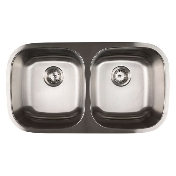 MSI Undermount Stainless Steel 32 1/8 in x 18 in Double Bowl