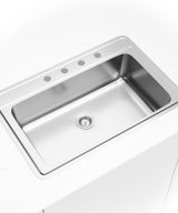 MSI Overmount Stainless Steel 33 in  x  22 in Single Bowl