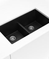 MSI Undermount Quartz Composite 32  x 19 1/2 in Double Bowl