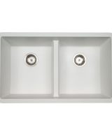 MSI Undermount Quartz Composite 32  x 19 1/2 in Double Bowl