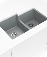 MSI Undermount Quartz Composite 32  x 21 1/4 in Double Bowl