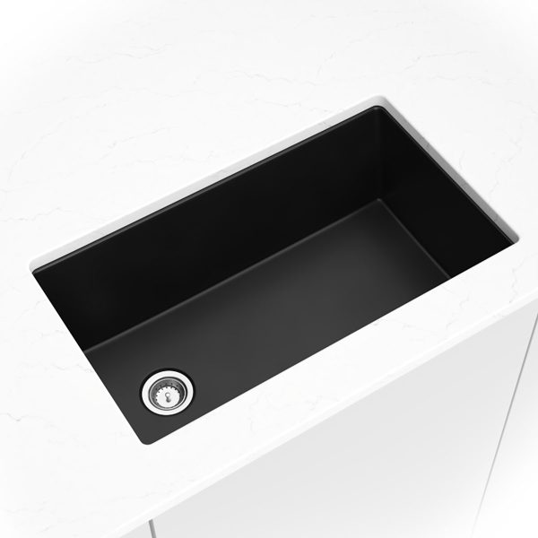 MSI Undermount Quartz Composite 31 3/4 in  x  19 3/4 in Single Bowl