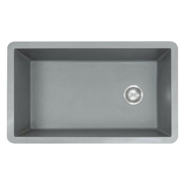 MSI Undermount Quartz Composite 31 3/4 in  x  19 3/4 in Single Bowl