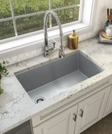 MSI Undermount Quartz Composite 31 3/4 in  x  19 3/4 in Single Bowl