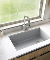 MSI Undermount Quartz Composite 31 3/4 in  x  19 3/4 in Single Bowl