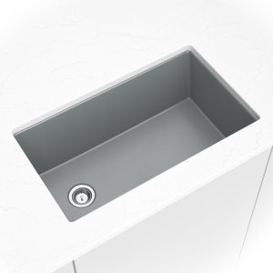 MSI Undermount Quartz Composite 31 3/4 in  x  19 3/4 in Single Bowl