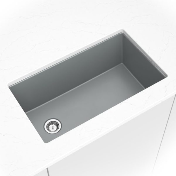 MSI Undermount Quartz Composite 31 3/4 in  x  19 3/4 in Single Bowl