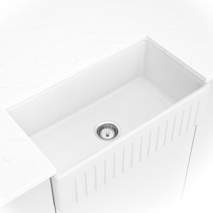 MSI Undermount Fireclay 33 in  x  18 in Single Bowl